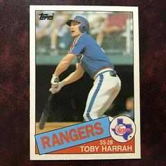 Toby Harrah Baseball Cards 1985 Topps Traded Tiffany Prices