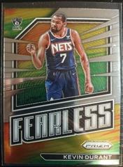 Kevin Durant #7 Basketball Cards 2022 Panini Prizm Fearless Prices