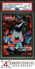Yoan Moncada [Red Crystals] Baseball Cards 2017 Panini Chronicles Prizm Prices