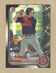Blaze Jordan [Black Foil] #BPPF-58 Baseball Cards 2022 Bowman 1st Edition Prices