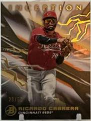 Ricardo Cabrera [Gold Foil Electricity] #74 Baseball Cards 2023 Bowman Inception Prices