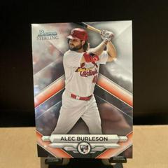 Alec Burleson #BSR-44 Baseball Cards 2023 Bowman Sterling Prices
