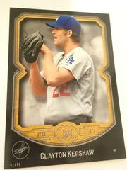 Clayton Kershaw [5x7 Gold] #14 Baseball Cards 2017 Topps Museum Collection Prices