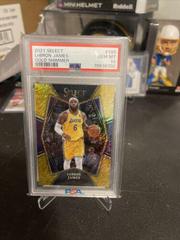 LeBron James [Gold Shimmer] Basketball Cards 2021 Panini Select Prices