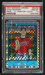 Chad Rodgers [Xfractor Autograph] Baseball Cards 2007 Bowman Chrome Prospects Prices