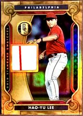 Hao Yu Lee #GSS-HL Baseball Cards 2023 Panini Chronicles Gold Standard Swatches Prices