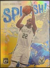 Khris Middleton [Gold] #9 Basketball Cards 2021 Panini Donruss Optic Splash Prices