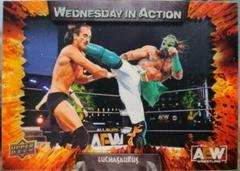 Luchasaurus #WIA-2 Wrestling Cards 2021 Upper Deck AEW Wednesday in Action Prices