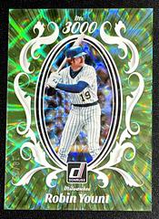 Robin Yount [Green] #M3K-13 Baseball Cards 2023 Panini Donruss Mr. 3000 Prices