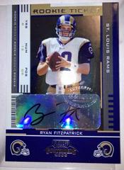 Ryan Fitzpatrick [Preview Ticket Autograph Green] #167 Football Cards 2005 Playoff Contenders Prices