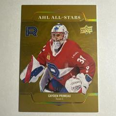 Cayden Primeau [Gold] #AS-13 Hockey Cards 2021 Upper Deck AHL All Stars Prices