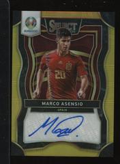 Marco Asensio [Gold Prizm] Soccer Cards 2020 Panini Select UEFA Euro Signatures Prices