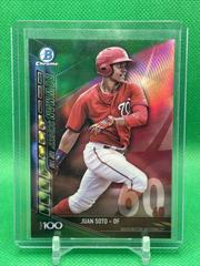 Juan Soto [Green Refractor] #BTP-60 Baseball Cards 2017 Bowman Scouts' Top 100 Prices