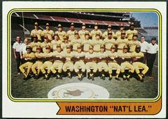 San Diego Padres [Washington Nat'l Lea.] #226 Baseball Cards 1974 Topps Prices
