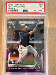 Julio Rodriguez [Purple] #112 Baseball Cards 2022 Topps Now Prices