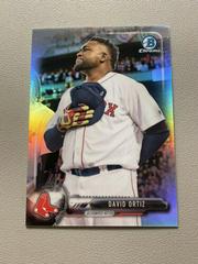 David Ortiz [Red Refractor] #13 Baseball Cards 2017 Bowman Chrome Prices