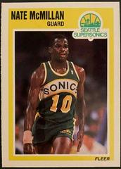 Nate McMillan #150 Basketball Cards 1989 Fleer Prices