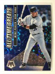 Mike Piazza [Quick Pitch Blue] #ATG4 Baseball Cards 2021 Panini Mosaic All Time Greats Prices
