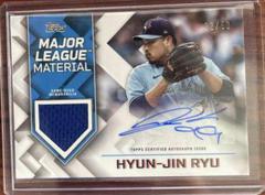 Hyun Jin Ryu Baseball Cards 2022 Topps Major League Material Autographs Prices