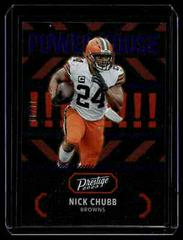 Nick Chubb [Purple] #PH-10 Football Cards 2023 Panini Prestige Power House Prices