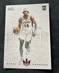 Blake Wesley [Ruby] #13 Basketball Cards 2022 Panini Court Kings Works in Progress Prices
