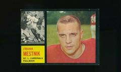 Frank Mestnik #143 Football Cards 1962 Topps Prices
