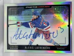 Alexis Lafreniere [Rainbow Autograph] #PD-2 Hockey Cards 2021 O-Pee-Chee Platinum Photo Driven Prices