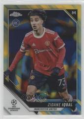Zidane Iqbal [Blue & Gold Starball Refractor] Soccer Cards 2021 Topps Chrome UEFA Champions League Prices