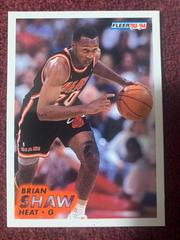 Brain Shaw #112 Basketball Cards 1993 Fleer Prices