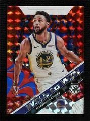 Stephen Curry [Reactive Blue] #14 Basketball Cards 2019 Panini Mosaic Will to Win Prices