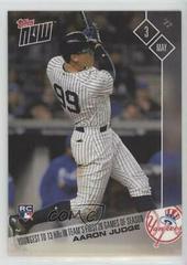 Aaron Judge #110 Baseball Cards 2017 Topps Now Prices