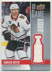 Duncan Keith Hockey Cards 2019 Upper Deck UD Game Jersey Prices