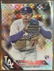 Julio Urias [Xfractor] Baseball Cards 2016 Topps Chrome Update Prices