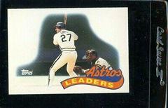 Astros Leaders [Glenn Davis] #579 Baseball Cards 1989 Topps Tiffany Prices
