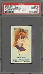 Austin Jackson [Mini] #319 Baseball Cards 2010 Topps Allen & Ginter Prices