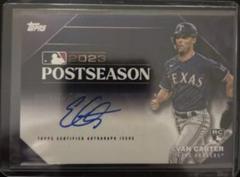 Evan Carter Baseball Cards 2024 Topps Postseason Performance Autograph Prices