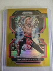 Shawn Michaels [Gold Prizm] #199 Wrestling Cards 2022 Panini Prizm WWE Prices