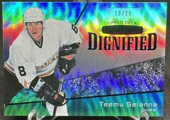 Teemu Selanne [Blue] #D-3 Hockey Cards 2022 Upper Deck Stature Dignified Prices