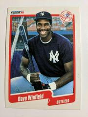 Dave Winfield #458 Baseball Cards 1990 Fleer Canadian Prices