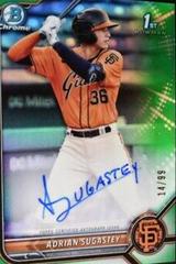 Adrian Sugastey [Green Refractor] #CPA-AS Baseball Cards 2022 Bowman Chrome Prospect Autographs Prices