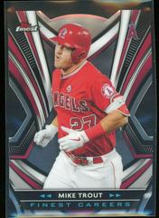 Mike Trout #FCI-7 Baseball Cards 2021 Topps Finest Career Die Cut Prices