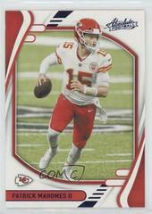 Patrick Mahomes II [Blue] #1 Football Cards 2021 Panini Absolute Prices