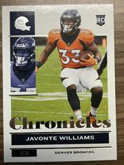 Javonte Williams #31 Football Cards 2021 Panini Chronicles Prices