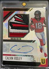 Calvin Ridley [Signature Fireworks] #221 Football Cards 2018 Panini Unparalleled Prices