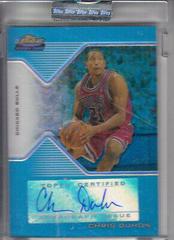 Chris Duhon [Blue XFractor Autograph] #183 Basketball Cards 2004 Finest Prices