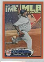 CC Sabathia [Refractor] #14 Baseball Cards 2012 Topps Chrome Prices