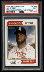 Luis Robert [Special Edition Red Ink] #ROA-LR Baseball Cards 2023 Topps Heritage Real One Autographs Prices