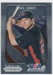 Mike Trout Baseball Cards 2012 Panini Prizm USA Baseball Prices