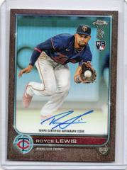 Royce Lewis [Rose Gold] #BBA-RL Baseball Cards 2022 Topps Chrome Ben Baller Autographs Prices