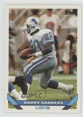 Barry Sanders #190 Football Cards 1993 Topps Prices